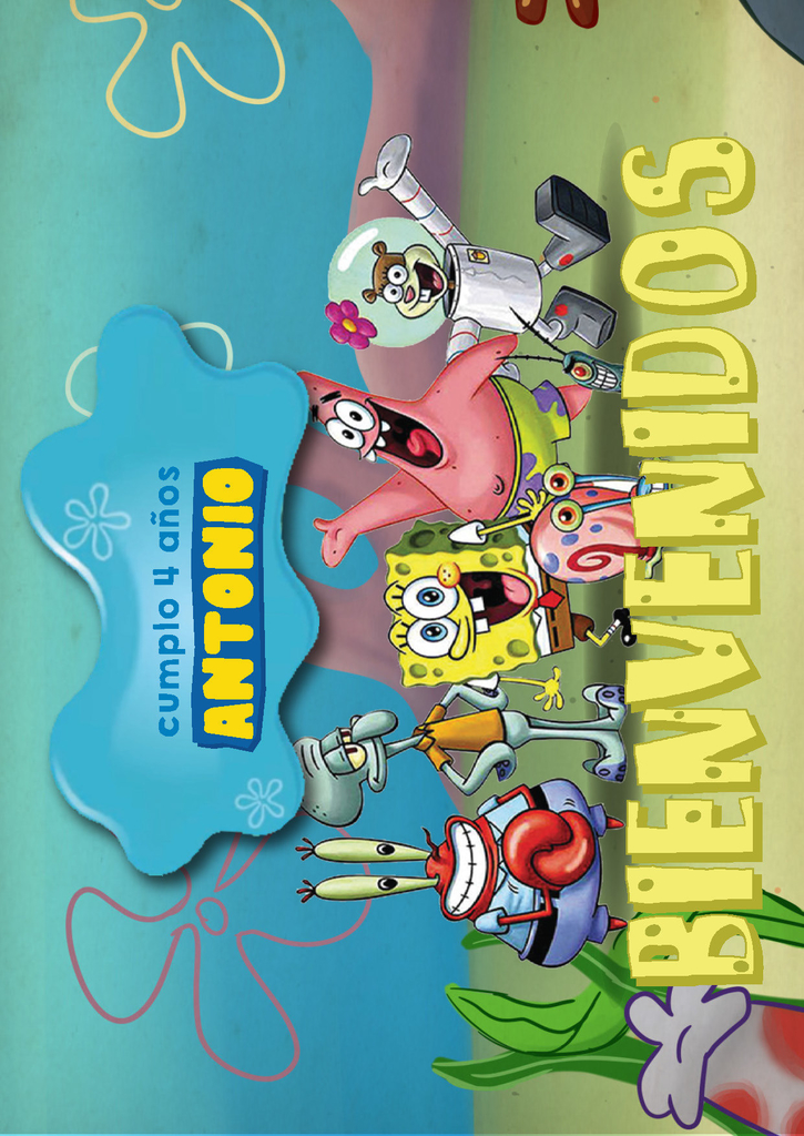 Quiero Ver Los Dibujos De Bob Esponja KIT IMPRIMIBLE BOB ESPONJA - Tres Cerditos Kits