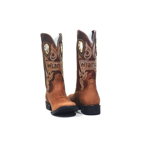 botina wrangler bico quadrado