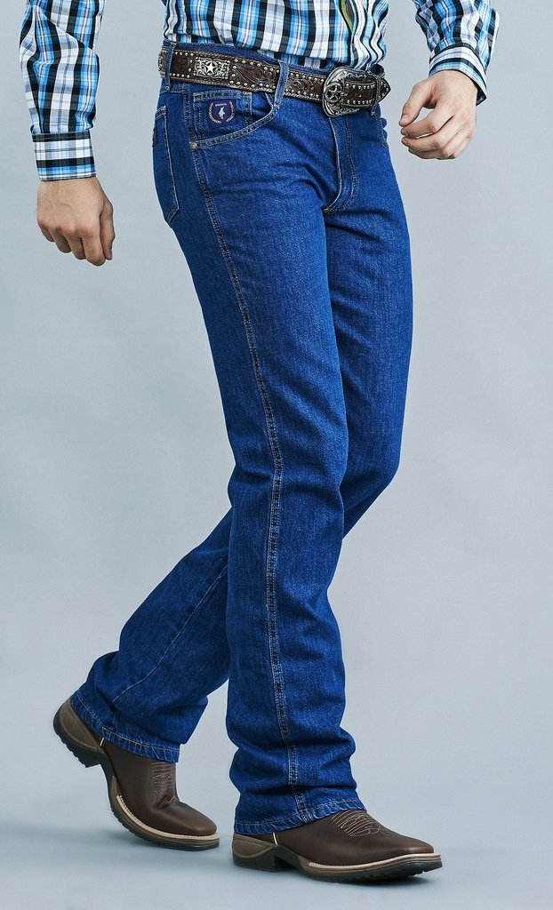 calça jeans tradicional masculina