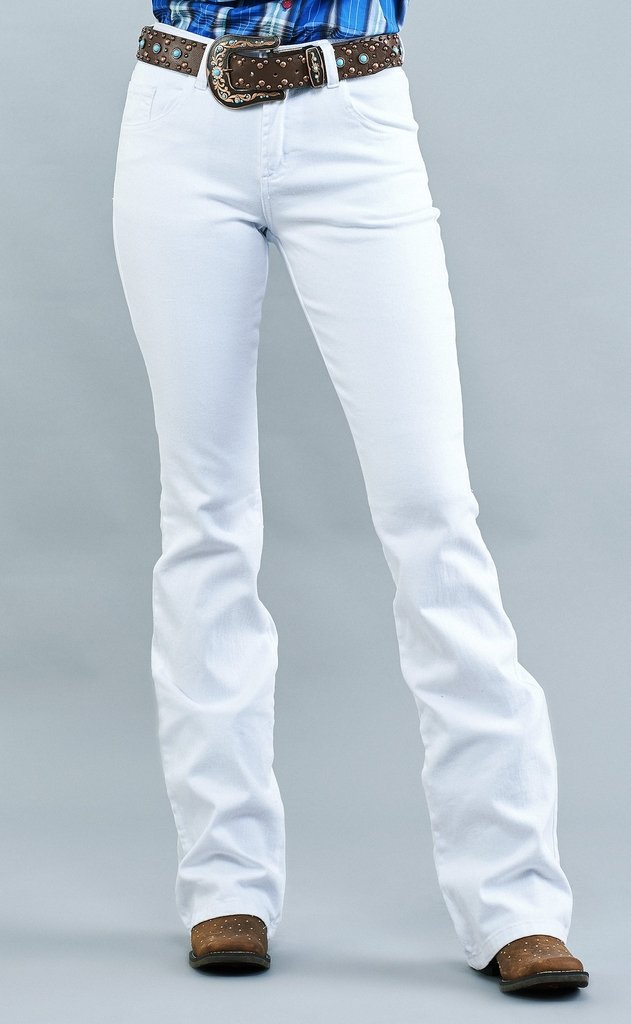calça sarja feminina branca