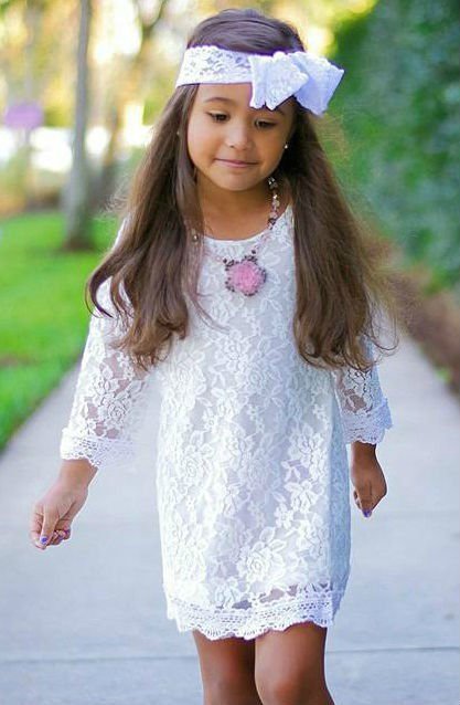 vestido infantil boho chic