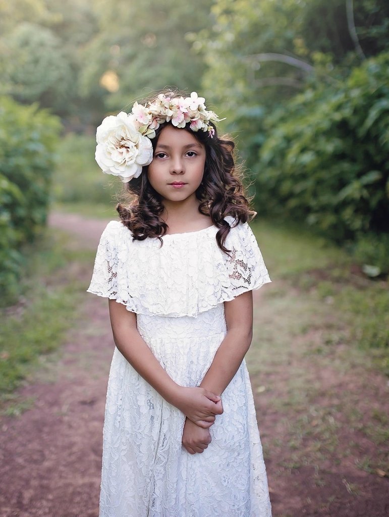 vestido infantil boho chic