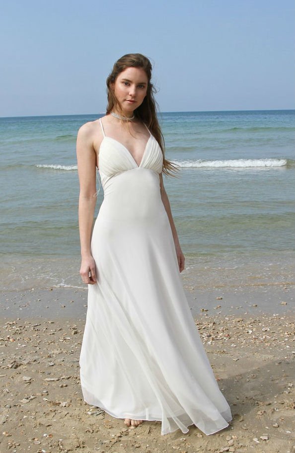 vestido noiva chiffon