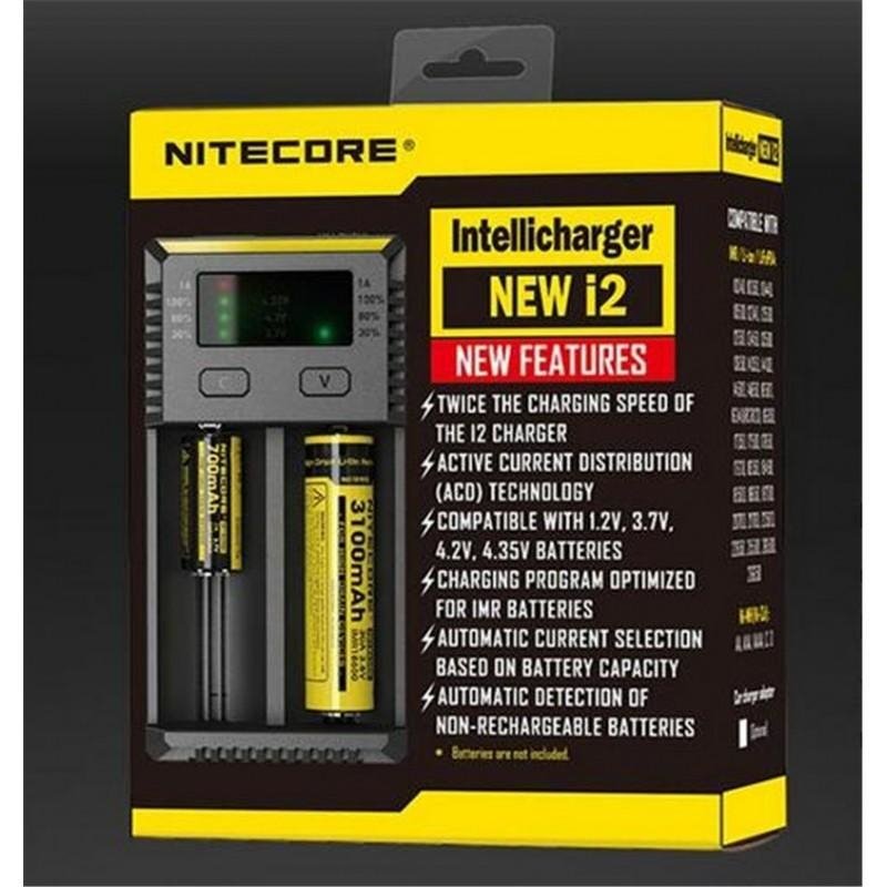 Nitecore Intellicharger I2 - Accessories from Zombie Vapes UK