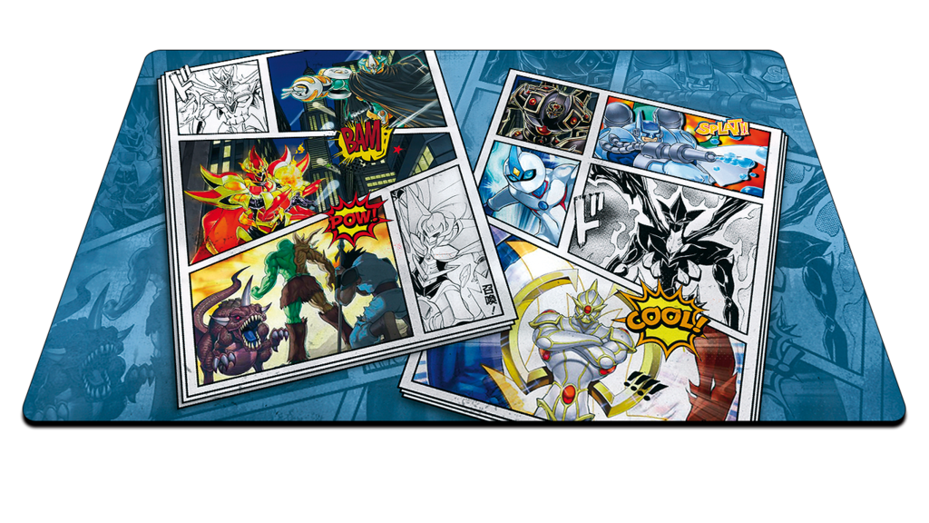 Playmat Yugioh Heros Comic Personalizado Customizado 079