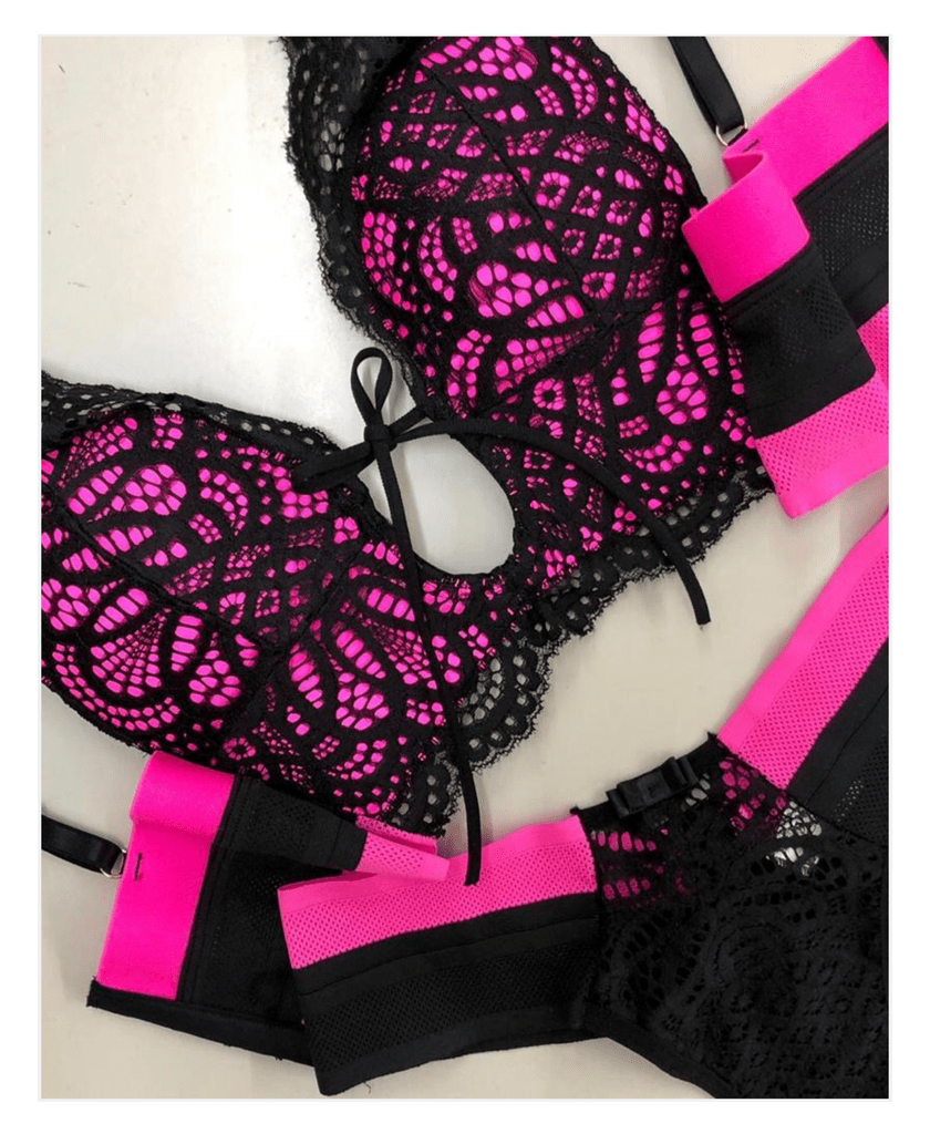 roupa intima neon