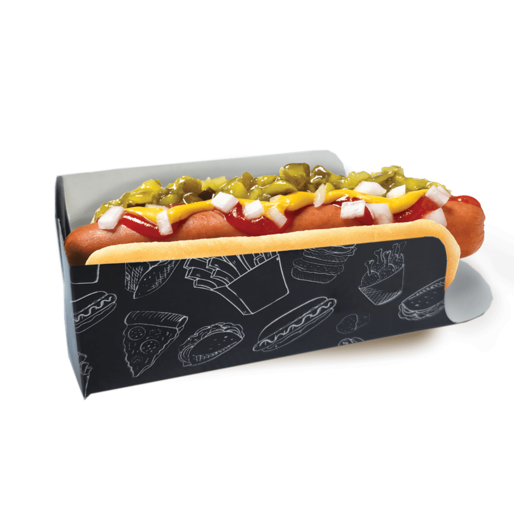 Calculo De Cachorro Quente Para Festa 100 Pcs Embalagem Hot Dog Cachorro Quente Linha Black