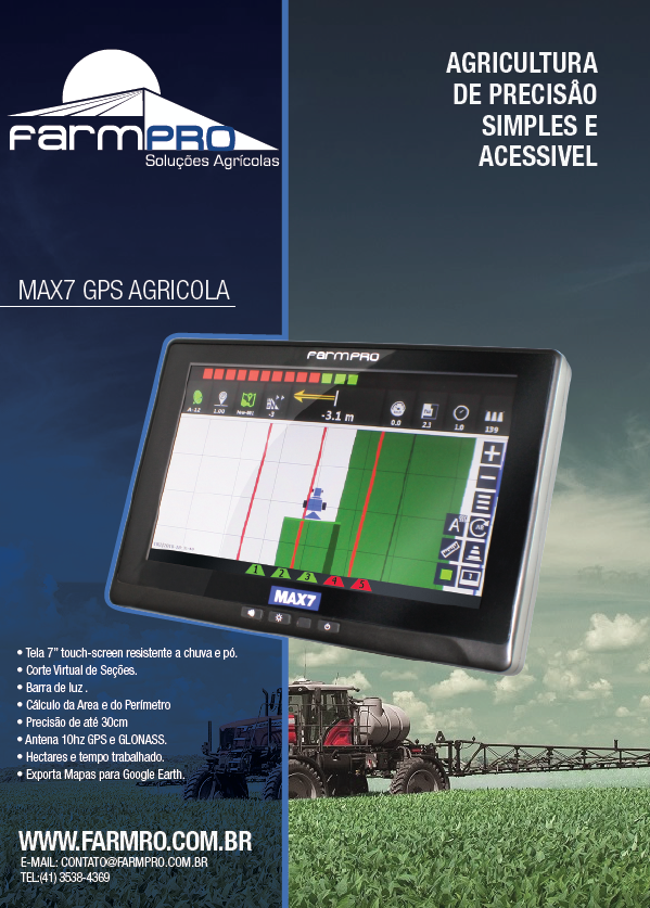 Antena para GPS Agrícola Farmpro PRO7/MAX7