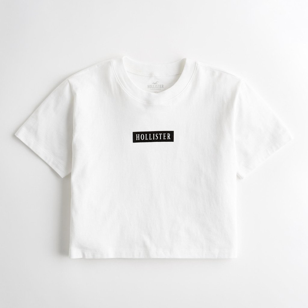 remera hollister blanca