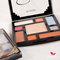 Paleta de Sombras e Iluminadores Sunset SP Colors