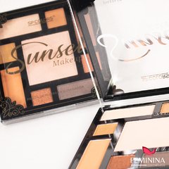 Paleta de Sombras e Iluminadores Sunset SP Colors