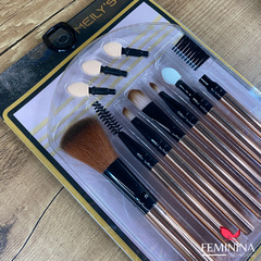 Kit de Pinceis com 7 Pincéis Meily's
