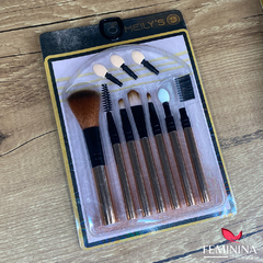 Kit de Pinceis com 7 Pincéis Meily's