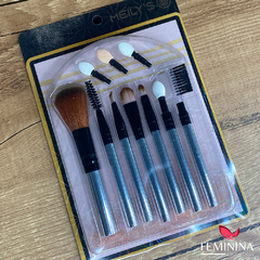 Kit de Pinceis com 7 Pincéis Meily's