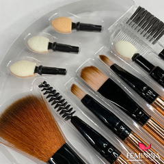 Kit de Pinceis com 7 Pincéis Meily's