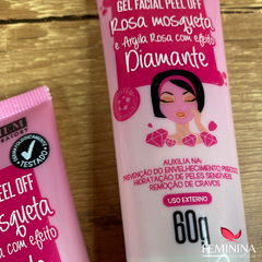 Gel Facial Rosa Mosqueta e Argila Rosa com efeito Diamante Dermachem