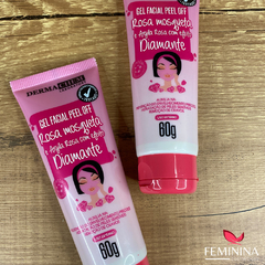 Gel Facial Rosa Mosqueta e Argila Rosa com efeito Diamante Dermachem - loja online