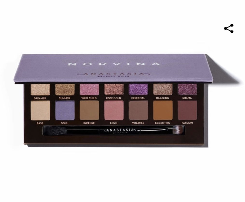 Anastasia Beverly Hills Norvina Eye Palette to Launch July 