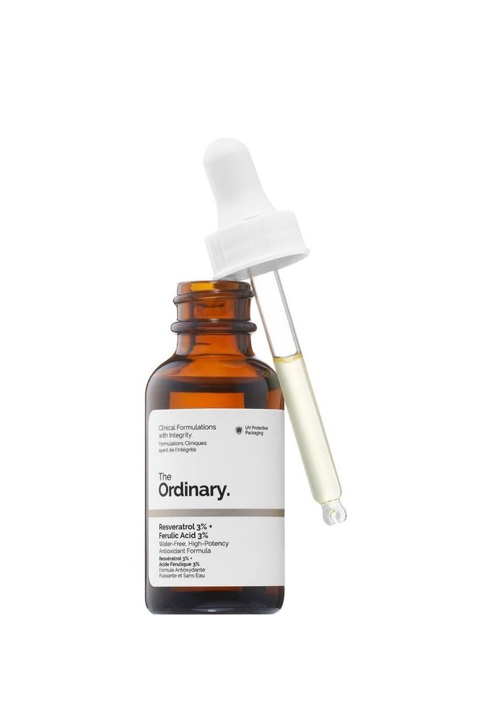 The ordinary resveratrol 3 + ferulic acid 3