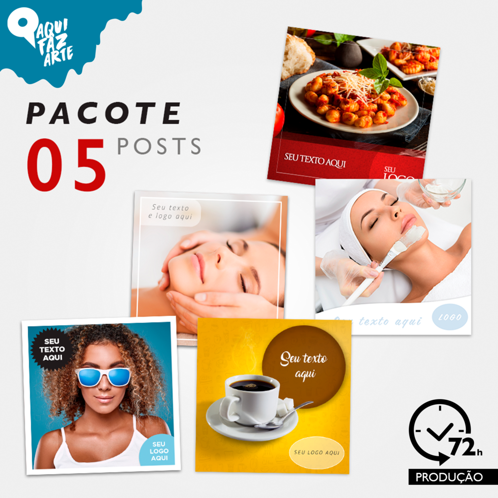 Pacotes De Posts Para Redes Sociais