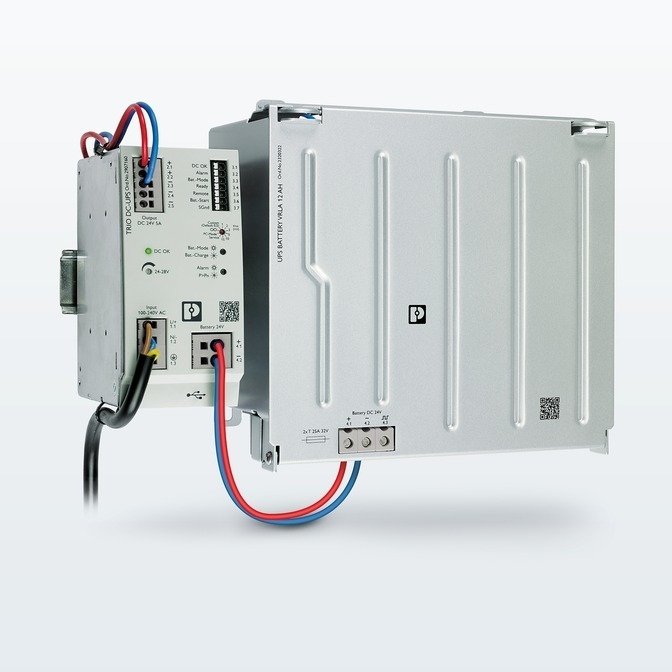 Phoenix UPS DC com fornecimento de energia integrado