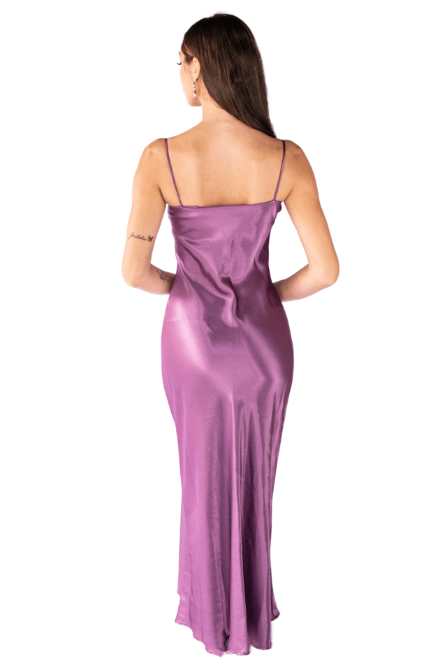 vestido longo acinturado festa