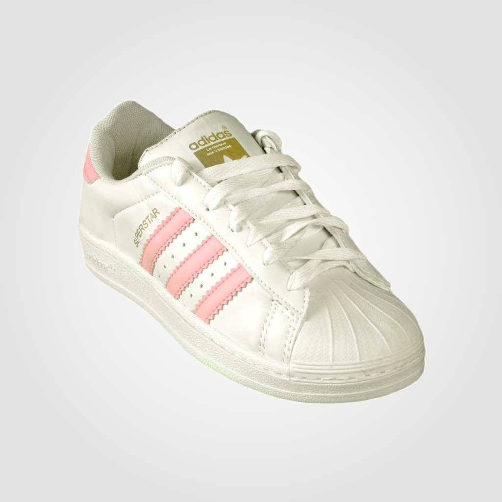 adidas superstar blancas con rosado adidas superstar blancas con rosado