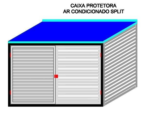 Medidas Caixa De Ar Condicionado De Janela Caixa Protetora Para Ar Condicionado Split Ou Janela Em Aluminio