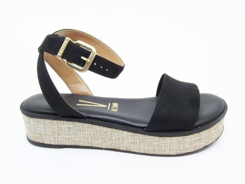 sandália vizzano plataforma preta