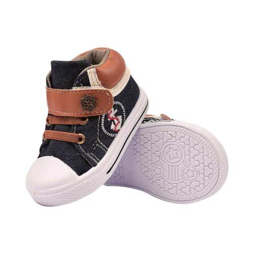 all star caramelo cano alto