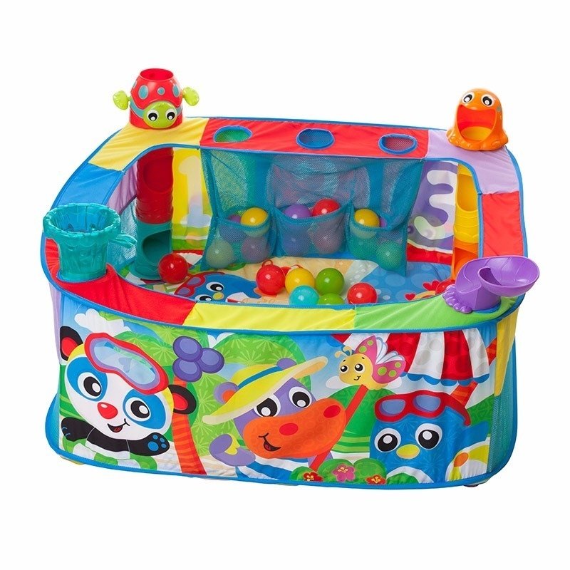 Playgro Pop Corralito Drop Gimnasio And Pelotero cSRjq4AL35