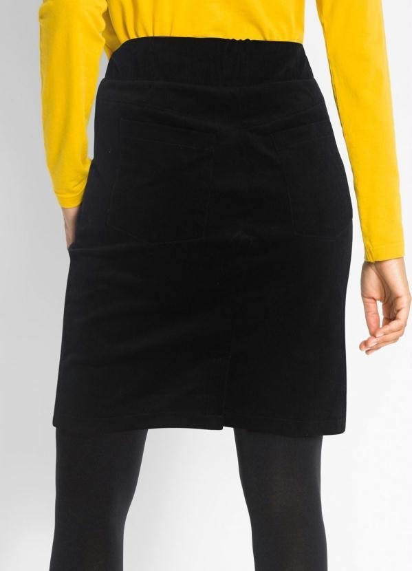 saia longa de veludo cotele