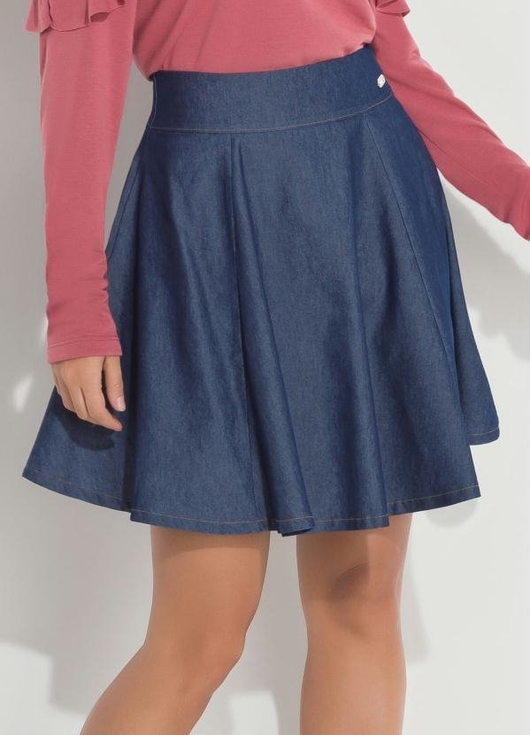 saia jeans longa godê
