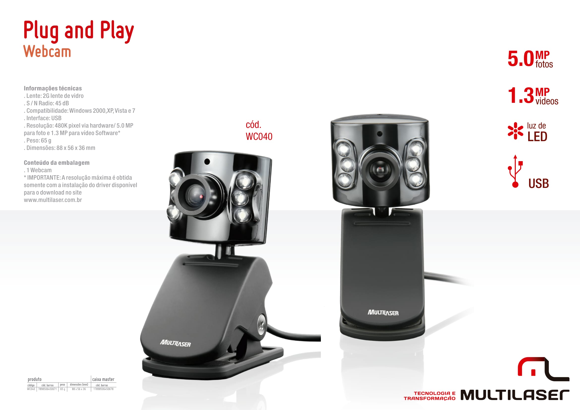 multilaser wc040