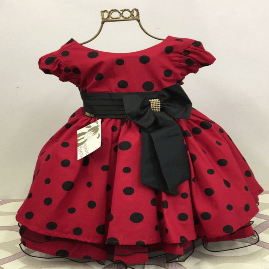 vestido infantil de luxo