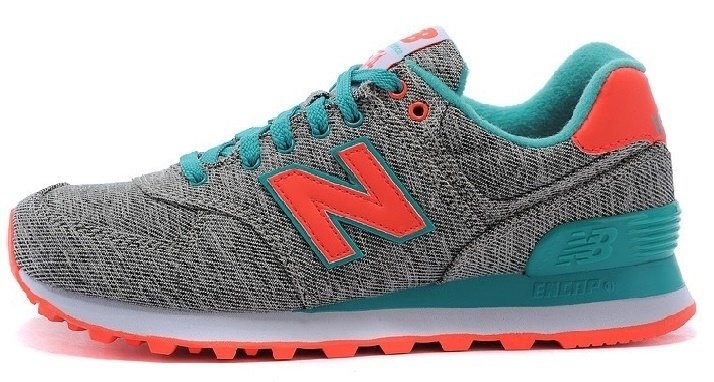 new balance gris y naranja