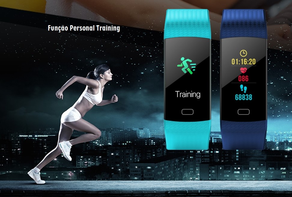 Relógio Smartwatch Pulseira Inteligente F4s Color - AB Panda Store