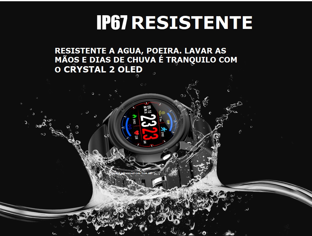 Relógio Smartwatch crystal 2 OLED