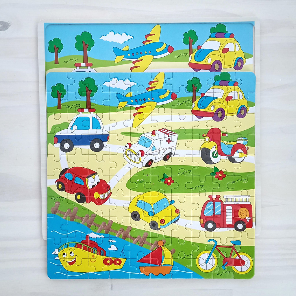 jugar rompecabezas de 100 piezas