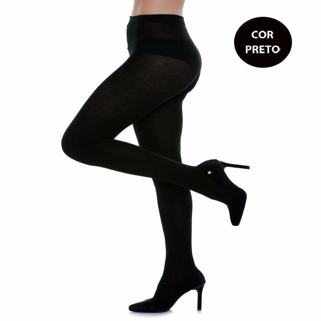 meia calça fio 80 lupo