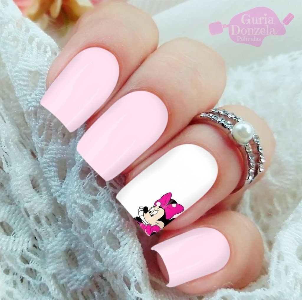 Featured image of post Unhas De Gel Decoradas Minnie Veja essas 75 ideias que separamos com fotos de unhas decoradas e tamb m modelos mais simples