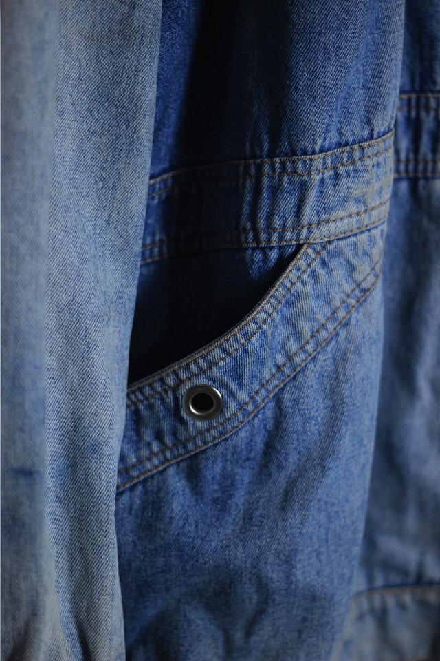 jaqueta jeans oversized vintage