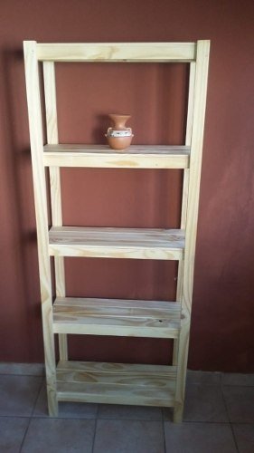 Biblioteca Estanteria Repisa 5 Estantes Madera En Cordoba Vende