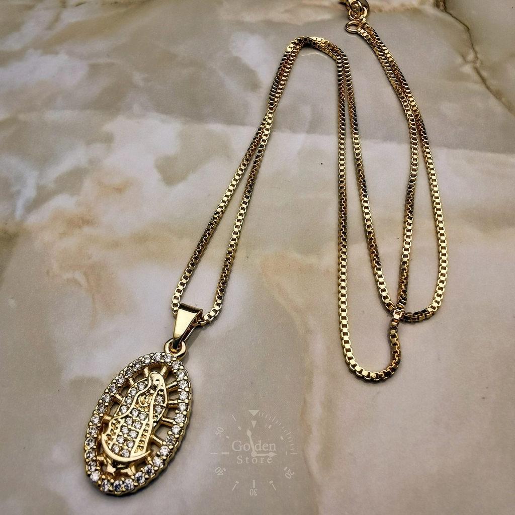 EDELIND 750/18 K Oro Amarillo Cadena Veneciana 0.7 Mm Collar Cadena Para Mujer Hombre, Long. 38 Cm, Peso Ap.2.1 G Con Caja De Regalo De Joyería