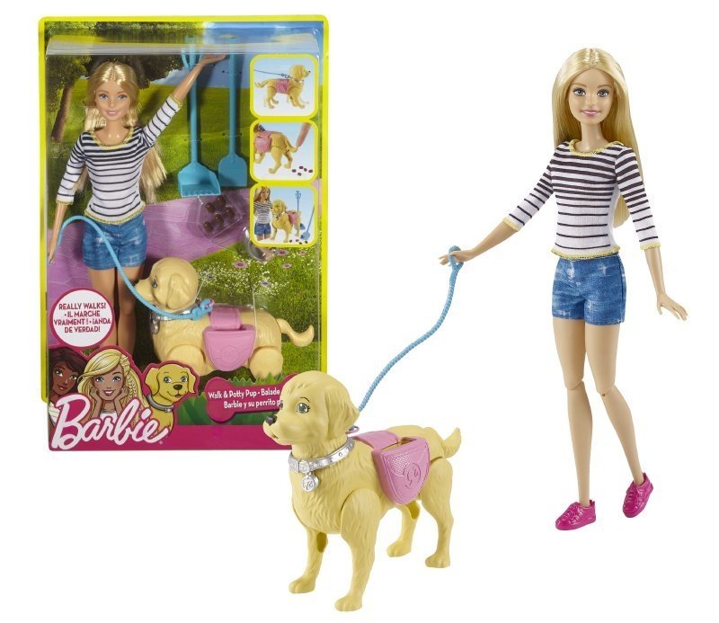 barbie paseo de perritos
