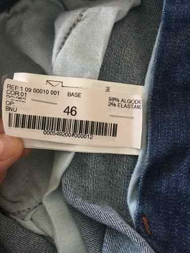 calça jeans masculina tamanho 46