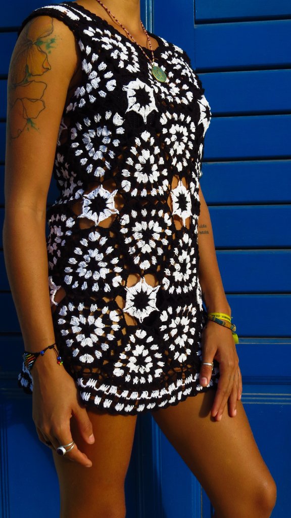 vestido preto e branco comprar