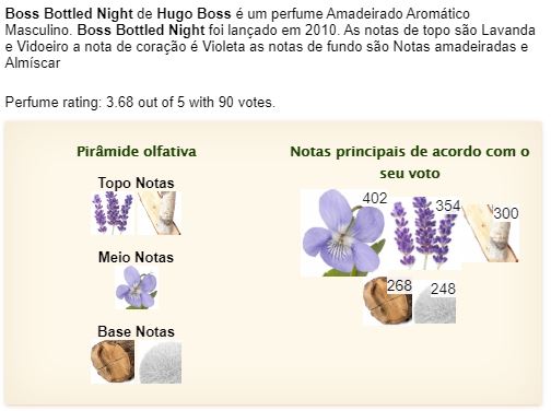 DECANTÃO - Boss Bottled Night edt - HUGO BOSS