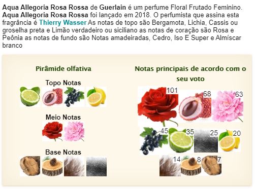 DECANT NO FRASCO - Aqua Allegoria Rosa Rossa Eau de Toilette - GUERLAIN -  PRAZO DE POSTAGEM DIFERENTE, leia a descrição!