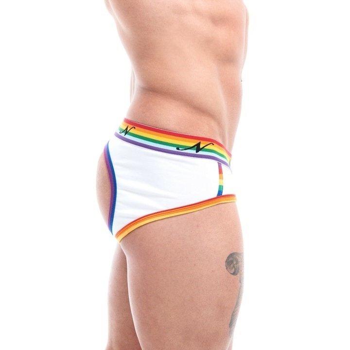 Slip / Suspensor Trasera Abierta Narciso 165 Emblema Blanco